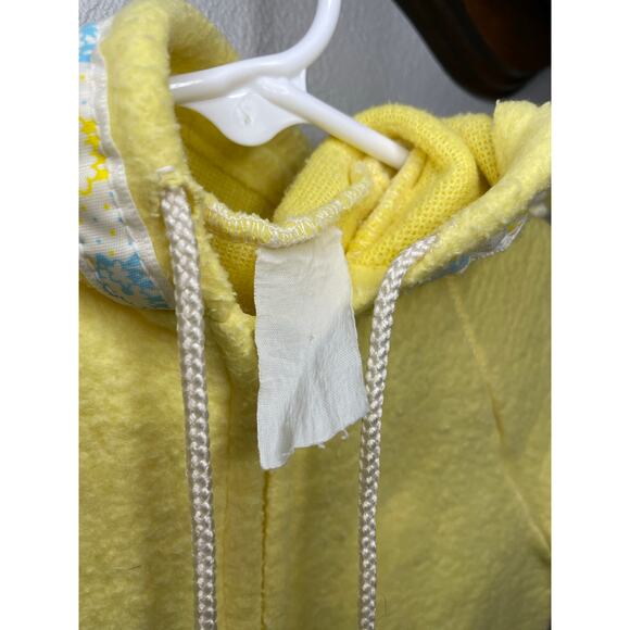 Vintage Yellow Triboro Baby Pram Winter Zipper Snowsuit 0-3 months - Picture 7 of 8
